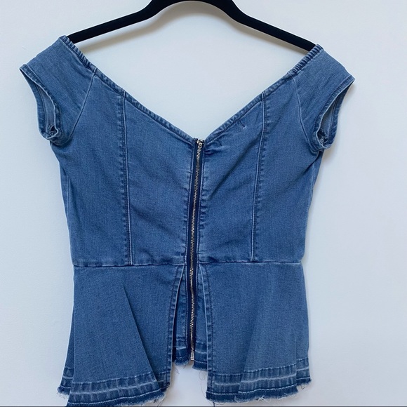 Bebe Jean top - Picture 3 of 3